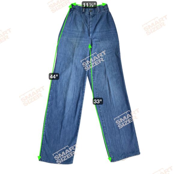 Vintage Ms. Paquette High-Rise Flare Jeans | Elastic Waist | Wide Leg | Size S - Picture 8 of 10